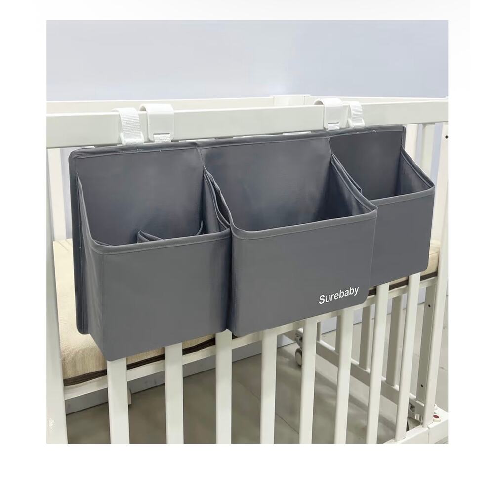 New surebaby Hanging Baby Diaper Caddy, 3-in-1 Diaper Caddy Organizer Holder